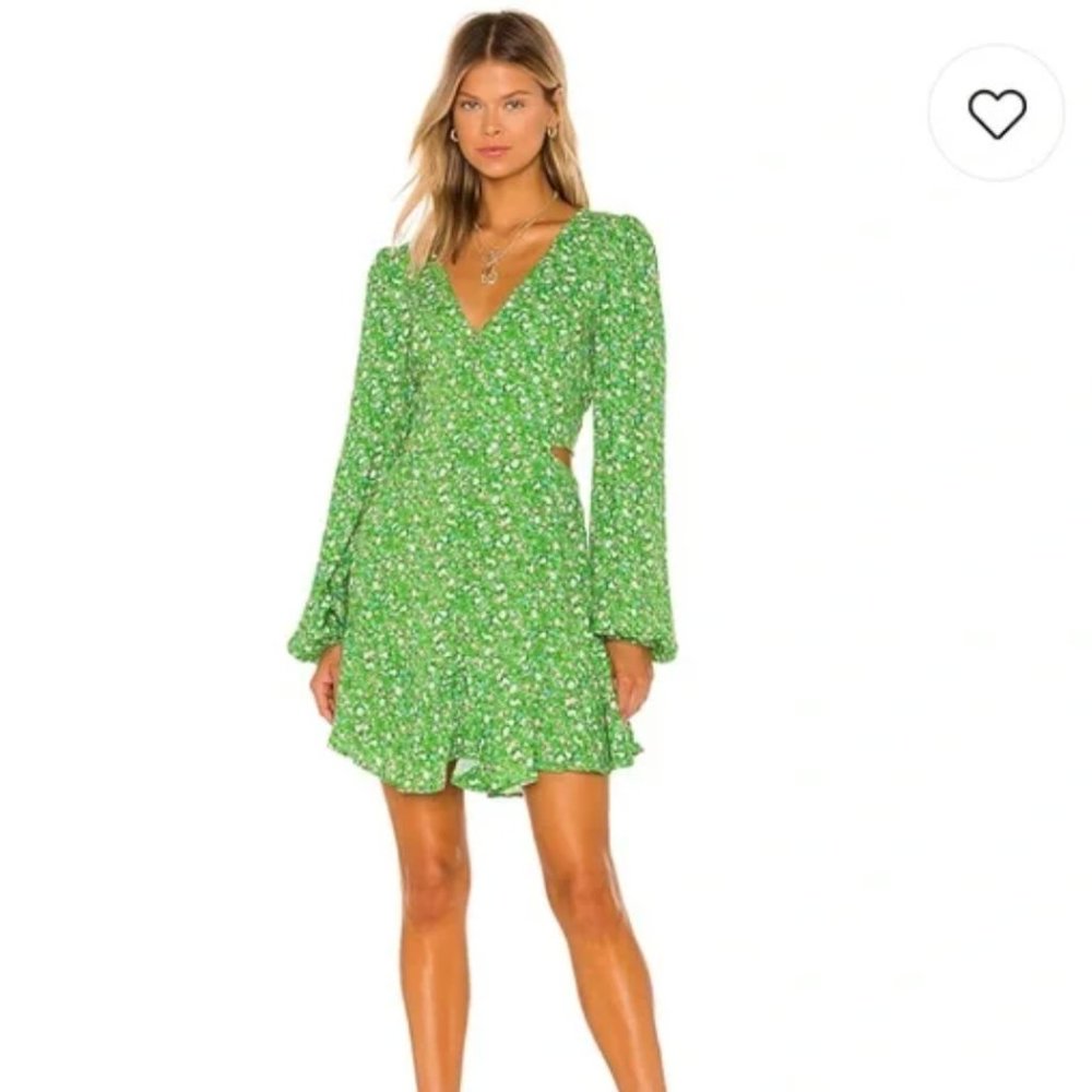 AFRM x REVOLVE Monna Dress in Summer Green